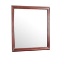 LouisPhillipe 38"L x 38"H Mirror, Cherry