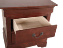 LouisPhillipe 2-Drawers Nightstand, Cherry