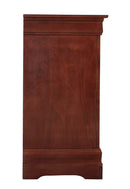 LouisPhillipe 4-Drawers Media Chest, Cherry