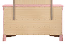 LouisPhillipe 6-Drawers Dresser, Pink
