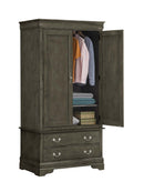LouisPhillipe  Armoire, Gray