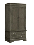 LouisPhillipe  Armoire, Gray