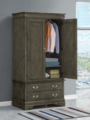 LouisPhillipe  Armoire, Gray