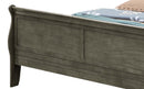 LouisPhillipe King Bed, Gray
