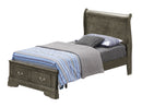 LouisPhillipe Full Storage Bed, Gray