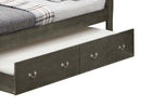 LouisPhillipe Twin Bed, Gray