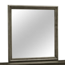 LouisPhillipe 38"L x 38"H Mirror, Gray