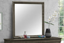 LouisPhillipe 38"L x 38"H Mirror, Gray