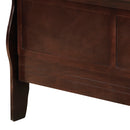 LouisPhillipe King Bed, Cappuccino