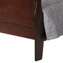 LouisPhillipe Twin Bed, Cappuccino