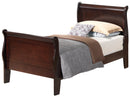 LouisPhillipe Twin Bed, Cappuccino