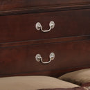 LouisPhillipe Queen Storage Bed, Cappuccino