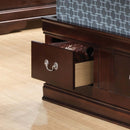 LouisPhillipe Twin Storage Bed w/Bookcase Headboard, Cappuccino