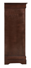 LouisPhillipe 5-Drawers Chest, Cappuccino