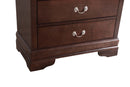 LouisPhillipe 5-Drawers Chest, Cappuccino