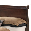 LouisPhillipe King Storage Bed, Cappuccino