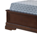 LouisPhillipe Full Bed w/Sleigh Headboard, Cappuccino