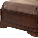 LouisPhillipe Twin Bed w/Sleigh Headboard, Cappuccino