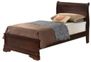 LouisPhillipe Twin Bed, Cappuccino