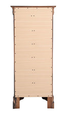 LouisPhillipe 6-Drawers Chest, Cappuccino