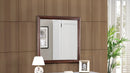 LouisPhillipe 38"L x 38"H Mirror, Cappuccino