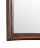 LouisPhillipe 38"L x 38"H Mirror, Cappuccino