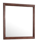 LouisPhillipe 38"L x 38"H Mirror, Cappuccino