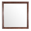 LouisPhillipe 38"L x 38"H Mirror, Cappuccino