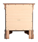 LouisPhillipe 2-Drawers Nightstand, Cappuccino