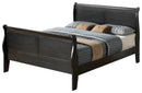 LouisPhillipe Queen Bed, Black