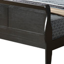 LouisPhillipe Queen Bed, Black