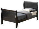 LouisPhillipe Twin Bed, Black