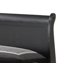 LouisPhillipe Queen Storage Bed, Black