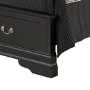LouisPhillipe Queen Storage Bed, Black