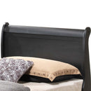 LouisPhillipe Twin Storage Bed, Black