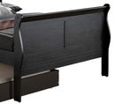 LouisPhillipe Full Bed, Black