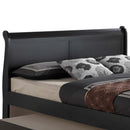LouisPhillipe Full Bed, Black