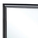 LouisPhillipe 38"L x 38"H Mirror, Black