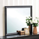 LouisPhillipe 38"L x 38"H Mirror, Black