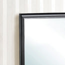 LouisPhillipe 38"L x 38"H Mirror, Black