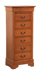 LouisPhillipe 6-Drawers Chest, Oak