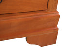 LouisPhillipe 6-Drawers Chest, Oak