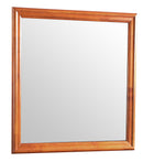 LouisPhillipe 38"L x 38"H Mirror, Oak