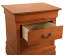 LouisPhillipe 2-Drawers Nightstand, Oak