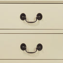 LouisPhillipe 3-Drawers Nightstand, Beige