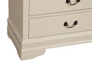 LouisPhillipe 5-Drawers Chest, Beige