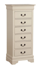 LouisPhillipe 6-Drawers Chest, Beige