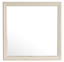 LouisPhillipe 38"L x 38"H Mirror, Beige