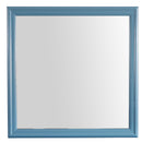 LouisPhillipe 38"L x 38"H Mirror, Teal