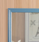 LouisPhillipe 38"L x 38"H Mirror, Teal